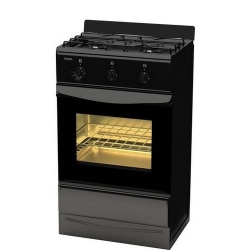 Газ. плита  Лада 2-х комф. с щитком черная